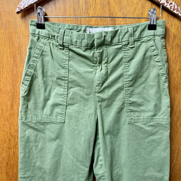 Frank & Eileen Blackstone Utility Italian Performance Twill Pants Army Green 4 - Picture 6 of 15